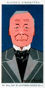 William Joynson-Hicks, 1. Viscount Brentford, britischer Staatsmann, 1926 von Alick P. F. Ritchie