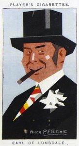 Hugh Cecil Lowther, 5. Earl of Lonsdale von Alick Penrose Forbes Ritchie