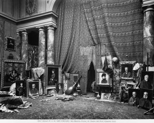 Atelier des Florentiner Malers Eduardo Gelli, in der Via Marsilio Ficino 10, Florenz