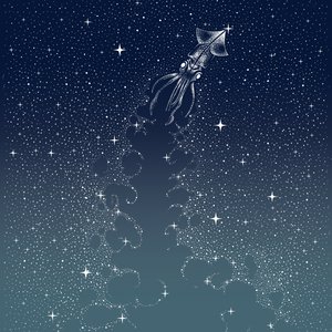 Himmlischer Tintenfischflug von Alirıza ÇAKIR