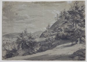 Hügellandschaft von Allaert van Everdingen