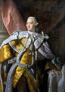 Porträt von Georg III. (1738-1820). Gemälde von Allan Ramsay von Allan Ramsay
