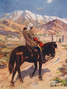 Der einzige Überlebende einer Armee, Dr. Brydon erreicht Jallalabad allein von Allan Stewart