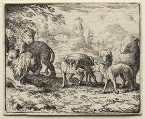 Reineke Fuchs: Die Verurteilung von Reineke von Allart van Everdingen