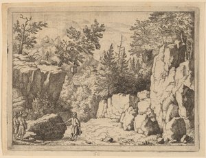 Die Inschrift auf dem Felsen