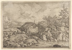 Die Wassermühle von Allart van Everdingen