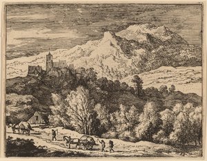 Zwei Karren von Allart van Everdingen