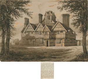 West Bromwich - "The Oaks": Gravur, undatiert [?19. Jh.] von Allen Edward Everitt