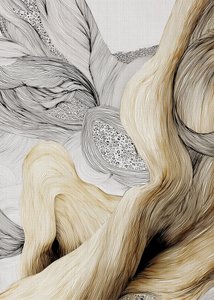 Organische goldene Linien