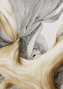 Organischer Linienfluss