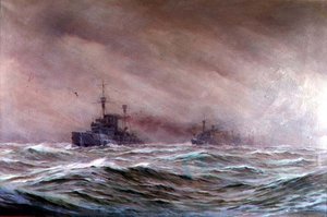 Zweite Kreuzerdivision, Nordsee 1914-16 von Alma Claude Burlton Cull