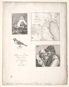 Die Kunst der Lithographie: Vier Motive nach Falger