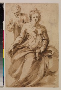 Heilige Familie (recto) ca. 1537