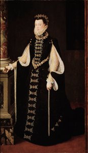 Porträt von Elisabeth von Frankreich oder Isabelle von Valois, Königin von Spanien