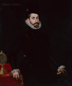 Porträt von Hernan Cortes