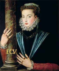 Porträt von Johanna von Spanien (Juana de Austria) von Alonso Sánchez Coello