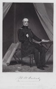Henry Wager Halleck (Gravur) von Alonzo (after) Chappel