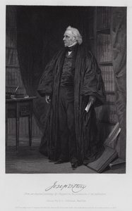 Joseph Story (Gravur) von Alonzo (after) Chappel