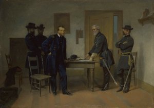 Lee Kapituliert vor Grant in Appomattox