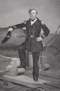 Porträt von Admiral Andrew Hull Foote (1806-63)