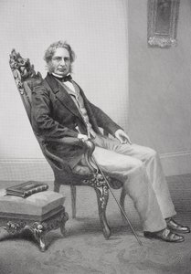 Porträt von Henry Wadsworth Longfellow (1807-82)