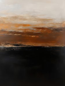 Dramatischer orangefarbener Horizont von Alpenglow Workshop