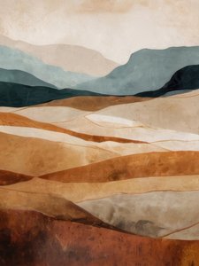 Geschichtete Wüstenlandschaft von Alpenglow Workshop