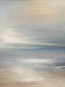 Nebliger Ozeanhorizont