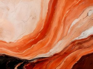 Terrakotta fließend abstrakt