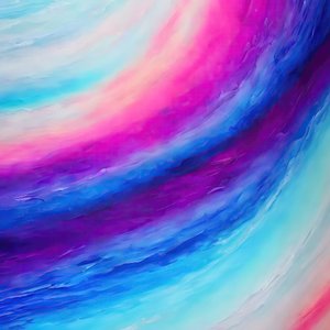Lebendige Farbswirls