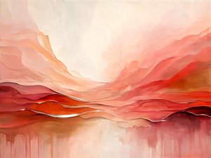Warme Abstrakte Landschaft
