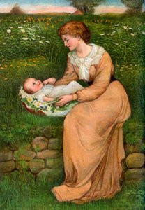 Ein Bett aus Gänseblümchen von Alphage Brewer