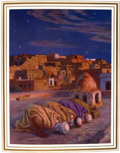 La prosternation La priere Gebet der Niederwerfung, 1918 von Alphonse Etienne Dinet