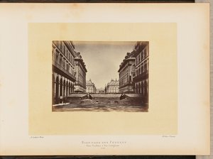 Barrikade der Föderierten, Place Vendôme und Rue Castiglione