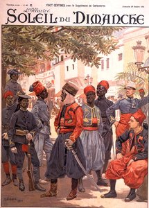 Die letzten Tage der Kolonien, in den Jardins du Trocadero auf der Exposition Universelle, aus 