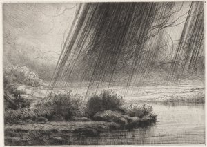 Ein Sturm von Alphonse Legros