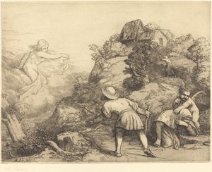 Allegorie des Bauern und des Glücks (Le paysan et la fortune: Sujet allegorique)