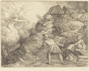 Allegorie des Bauern und des Glücks: Allegorisches Thema