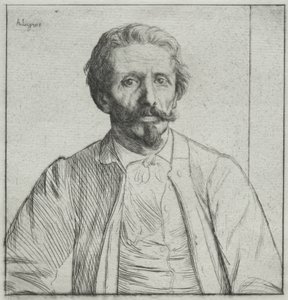 Auguste Delâtre von Alphonse Legros