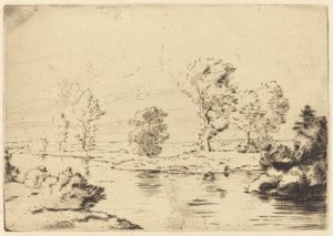 Ufer der Marne von Alphonse Legros