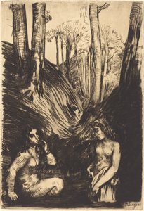Badende Les baigneuses von Alphonse Legros