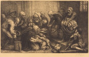 Bettler von Brüssel von Alphonse Legros