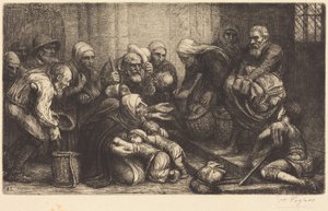 Bettler von Brüssel (Die Bettler von Brügge) von Alphonse Legros