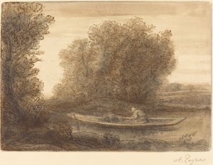 Flussbiegung von Alphonse Legros