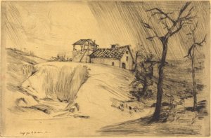 Ziegelei (La Briqueterie) von Alphonse Legros