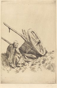 Die zerbrochene Kutsche von Alphonse Legros