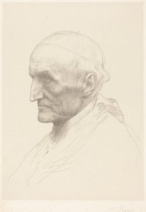 Kardinal Manning, 2. Platte von Alphonse Legros