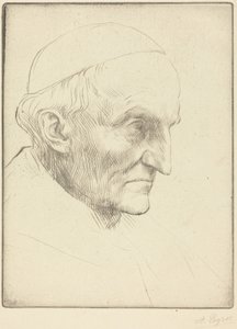 Kardinal Manning, 3. Platte von Alphonse Legros