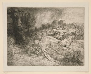 Schloss der Wiedergänger von Alphonse Legros