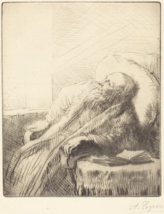 Der Genesende von Alphonse Legros